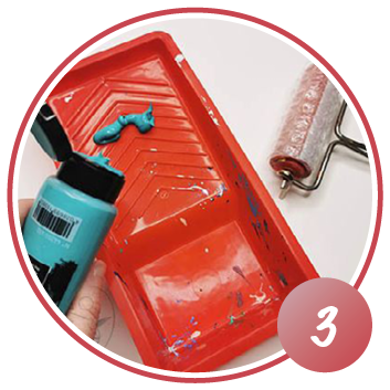 Kreativ mit Luftpolsterfolie Schritt 3